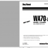 Komatsu Wheel Loader WA70 7 Shop Manual VENBM02000 2014