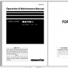 Komatsu Wheel Loader WA700 3 Operation Maintenance Manual PEN00304 05 2020