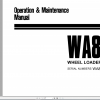 Komatsu Wheel Loader WA800 2 Operation Maintenance Manual SEAM04280202