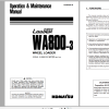 Komatsu Wheel Loader WA800 3 Operation Maintenance Manual PEN00628 00 2012