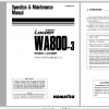 Komatsu Wheel Loader WA800 3 Operation Maintenance Manual PEN00683 04 2020