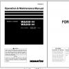 Komatsu Wheel Loader WA800 3E0 WA900 3E0 Operation Maintenance Manual PEN00686 08 2019
