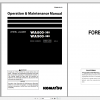 Komatsu Wheel Loader WA800 3E0 WA900 3E0 Operation Maintenance Manual TEN00162 03 2007