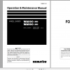 Komatsu Wheel Loader WA800 3E0 WA900 3E0 Operation Maintenance Manual TEN00373 01 2009