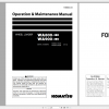Komatsu Wheel Loader WA800 3E0 WA900 3E0 Operation Maintenance Manual TEN00463 03 2012