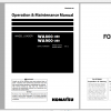 Komatsu Wheel Loader WA800 3E0 WA900 3E0 Operation Maintenance Manual TEN00650 08 2019