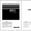 Komatsu Wheel Loader WA800 3E0 WA900 3E0 Operation Maintenance Manual TEN00650 11 2021