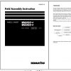 Komatsu Wheel Loader WA800 8 WA900 8 Field Assembly Instruction GEN00211 02 2020