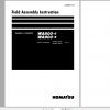 Komatsu Wheel Loader WA800 8 WA900 8 Field Assembly Instruction GEN00211 03 2020