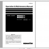 Komatsu Wheel Loader WA800 8 WA900 8 Operation Maintenance Manual TEN00984 02 2021