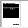 Komatsu Wheel Loader WA800 8E0 WA900 8E0 Field Assembly Instruction GEN00212 02 2020
