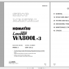 Komatsu Wheel Loader WA800L 3 Shop Manual SEBM035605 2018