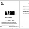 Komatsu Wheel Loader WA900 1 Shop Manual SEBM008002 1997