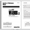 Komatsu Wheel Loader WA900 3 Operation Maintenance Manual TEN00068 02 2006