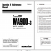 Komatsu Wheel Loader WA900 3 Operation Maintenance Manual TEN00299 02 2011