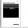 Komatsu Wheel Loader WA900 8R Field Assembly Instruction GEN00206 02 2020