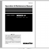 Komatsu Wheel Loader WA900 8R Operation Maintenance Manual PEN01529 02 2021