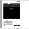 Komatsu Wheel Loader WA900 8R Operation Maintenance Manual PEN01535 00 2020