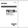 Komatsu Wheeled Excavator PW110R 1 Shop Manual WEBM000801