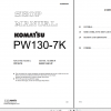 Komatsu Wheeled Excavator PW130 7K Shop Manual UEBM002800 2005