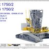 Liebherr Crane LG1750 2 750 Ton Shop Manual Diagram and LICCON DVD 11