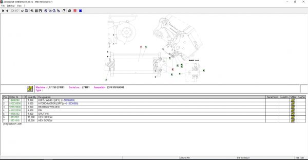 Liebherr Lidos COT LBH LFR LHB LWE LWT Online EPC Service Document Updated 02.2022 DVD 9