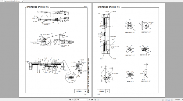 Manitowoc Crawler Crane 7.95GB 02.2022 Collection Parts Manual EN PDF DVD 6