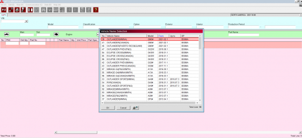 Mitsubishi ASA EPC All Region 01.2022 Spare Parts Catalogue 4