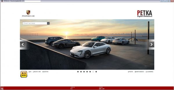 PETKA 8.3 Volkswagen Seat Skoda Audi Commercial Vehicles Porsche 02.2022 Spare Parts Catalog DVD 7