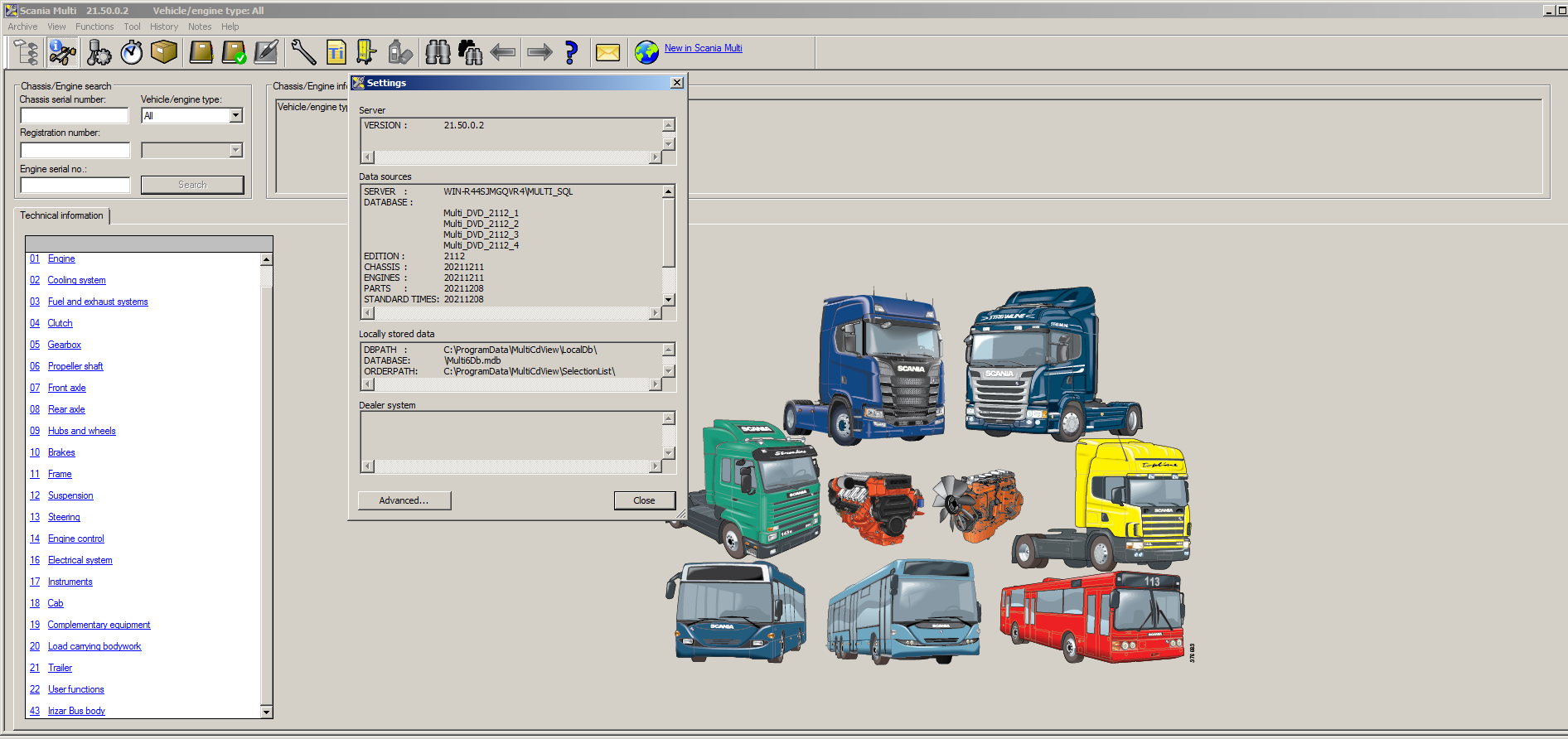 Scania Multi 10.2021 Workshop Manual Spare Parts Catalog DVD 32