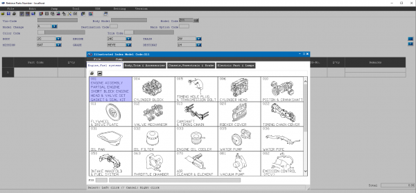 Subaru EPC3 Europe General 11.2021 Spare Parts Catalog 5