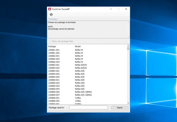 TruckCom Toyota BT Forklift 3.1.0 08.2021 Diagnostic Software Data Packages Collection DVD 8