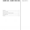 Atlas Copco Portable Compressors XAMS 496 XAMS 1050 CD6 Parts List 2955 0410 01 2007