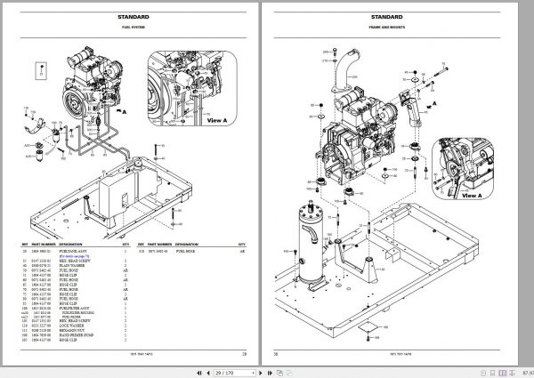 Atlas Copco Portable Compressors XAS 57 Dd XAS 110 DD7 Parts List 2955 1310 00 2007 1