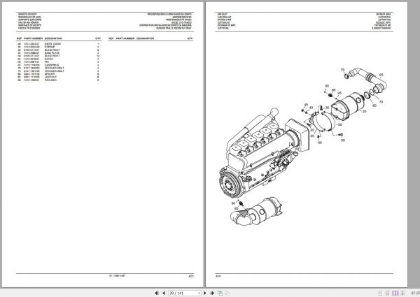 Atlas Copco Portable Compressors XAS230 Dd Parts List 2950 0912 00 1998 1