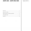 Atlas Copco Portable Compressors XATS 456 XATS 950 CD6 Parts List 2955 0420 01 2007