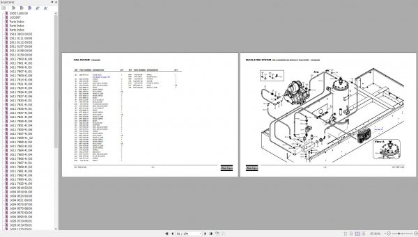 Atlas Copco Portable Compressors XAVS 307 XAVS 650 CD7 Parts List 2955 1260 00 2007 1