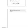 Atlas Copco Portable Compressors XAVS 396 Cd Parts List 2955 0430 00 2006