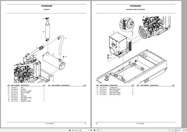 Atlas Copco Portable Generators QAS 100 Pd Parts List 2955 0620 02 2006 1