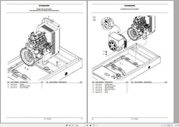 Atlas Copco Portable Generators QAS 15 Pd Parts List 2955 0310 00 2005 1