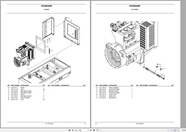 Atlas Copco Portable Generators QAS 30 Pd Parts List 2955 0580 02 2006 1