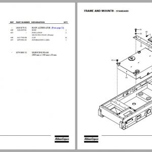 Atlas Copco Portable Generators Qas 80 Pd Parts List 2955 1640 00 2008 1