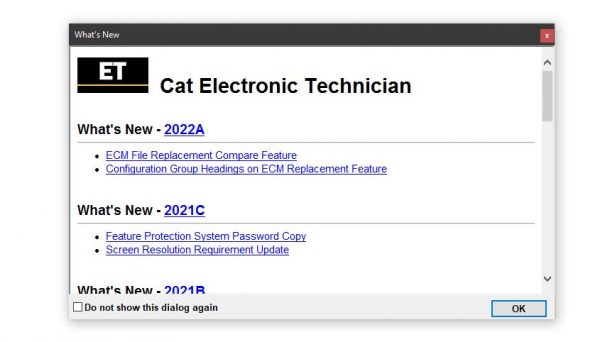 CAT ET 2022A Install Active 1 1