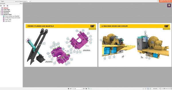 CAT Electric Rope Shovel 2.43GB Full Models 01.2013 08.2021 Updated Electric Hydraulic Schematics EN PDF DVD 11