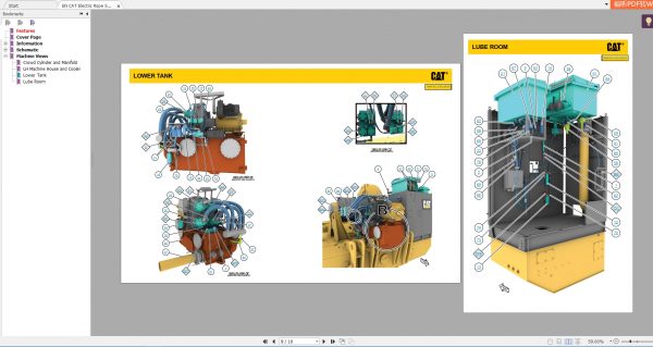 CAT Electric Rope Shovel 2.43GB Full Models 01.2013 08.2021 Updated Electric Hydraulic Schematics EN PDF DVD 12