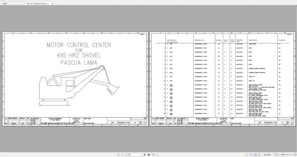 CAT Electric Rope Shovel 2.43GB Full Models 01.2013 08.2021 Updated Electric Hydraulic Schematics EN PDF DVD 3