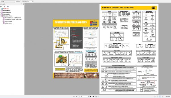 CAT Electric Rope Shovel 2.43GB Full Models 01.2013 08.2021 Updated Electric Hydraulic Schematics EN PDF DVD 8