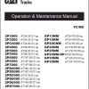 CAT Forklift 2P3000 to GP25NM HP Schematic Operation Maintenance Service Manual EN 1