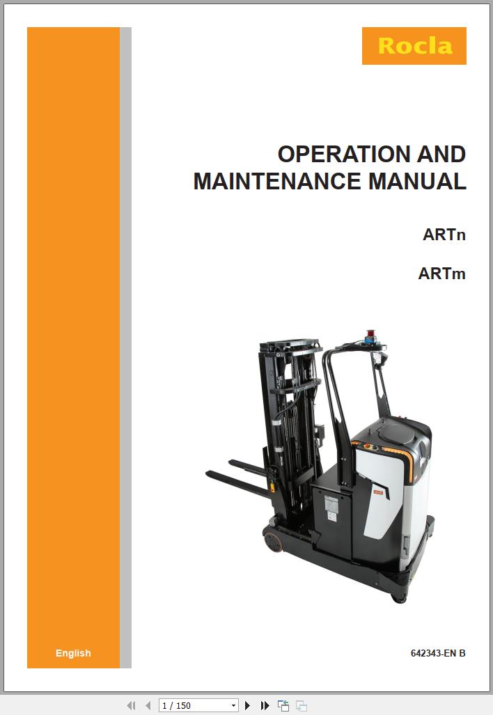 CAT Forklift ARTm ARTn Operation Maintenance Manual EN PDF 1