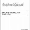 CAT Forklift GC15 GC18 GC20 GC25 GC30 Service Manual EN 1